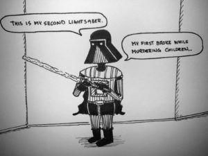 Darth expliains about his saber