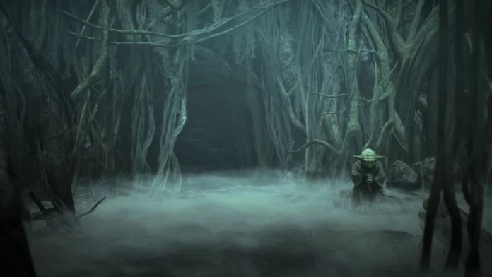 The cave on Dagobah